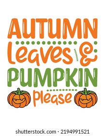Pumpkin Quotes SVG Design Vector