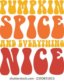 pumpkin retro svg design and eps file