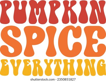 pumpkin retro svg design and eps file