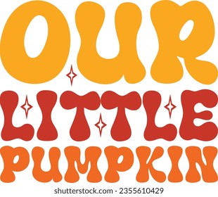 pumpkin retro svg design and eps file