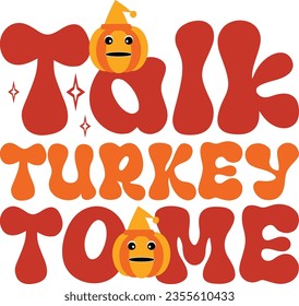 pumpkin retro svg design and eps file