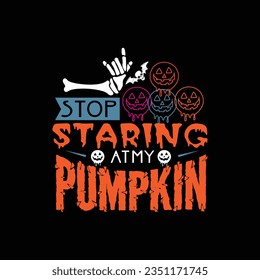 Pumpkin retro T shirt design graphic