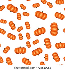 Pumpkin seamless pattern