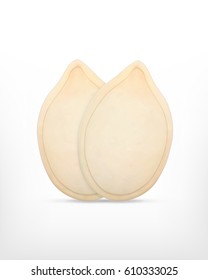 Pumpkin seeds. Vector icon. EPS10