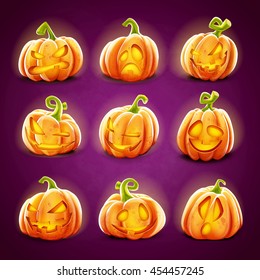pumpkin set for halloween
