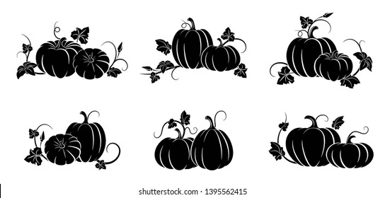 Pumpkin Silhouette Clip Art