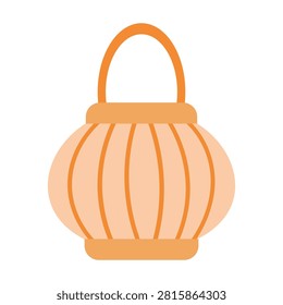 Pumpkin shaped treat bag