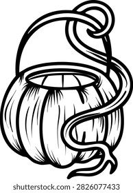 Pumpkin shaped trick treat