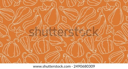 Similar – Image, Stock Photo Ornamental pumpkins in a wooden box