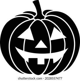 Pumpkin silhouettes vector art and illustration