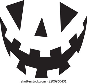 Pumpkin smile design for the Halloween season 