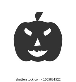 Pumpkin solid icon vector design