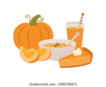 Pumpkin soup  pie