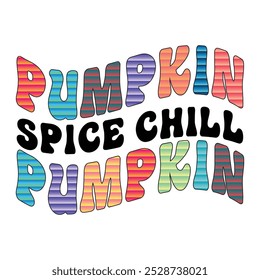 pumpkin spice chill Camiseta Diseño Amante