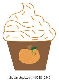 Pumpkin Spice Cupcake