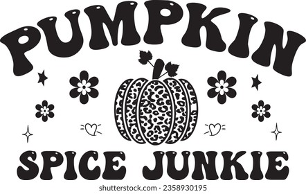 Pumpkin Spice Junkie eps file
