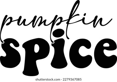 Pumpkin Spice print ready file