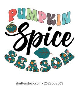 pumpkin spice season T shirt Design Lover