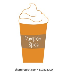 Pumpkin Spice Whipped Latte
