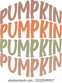 Pumpkin Svg Vector Illustrate Design