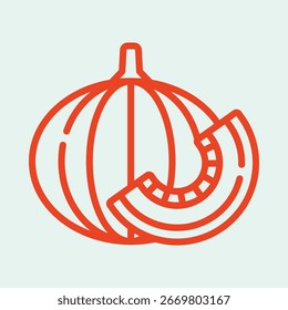 símbolo de abóbora arte na moda vetor útil ilustração design deslumbrante fundo colorido.eps