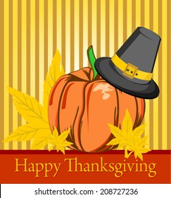 pumpkin Thanksgiving card