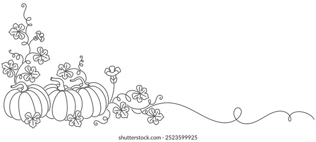 Pumpkin thanksgiving element vector illustration