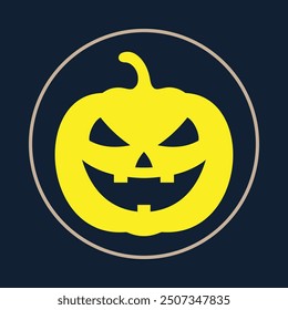 Icono de moda de la calabaza Ilustración vectorial abstracta lisa ilustración colorida hermoso design.eps