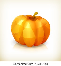 Pumpkin triangulation icon