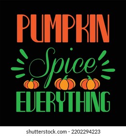 pumpkin t-shirt design vactor file 