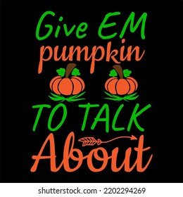 archivo vactor de diseño de camisetas de calabaza 