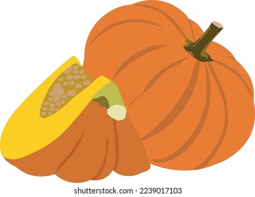 Pumpkin Vector Art Illustrator this an editable and printable vector eps file
