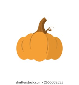Pumpkin vector cartoon illustration isolated on white