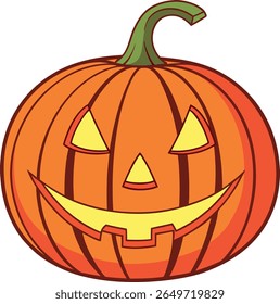 A Pumpkin Vector Design Art Illustration 