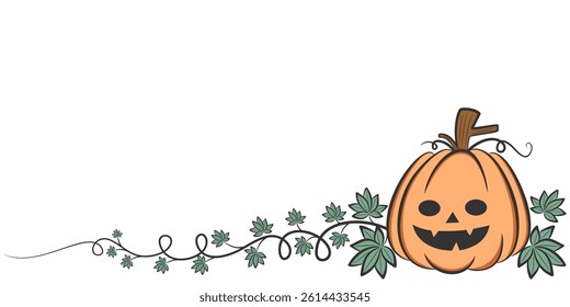 pumpkin vector design for halloween day