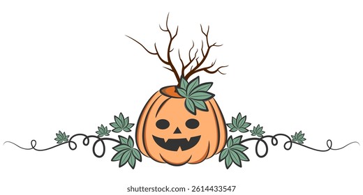 pumpkin vector design for halloween day