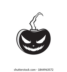 pumpkin vector Halloween icon logo