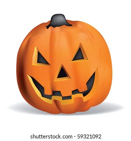 Pumpkin vector halloween smile orange october magic