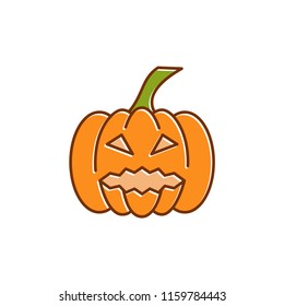 pumpkin vector icon 