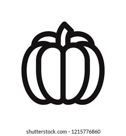Pumpkin vector icon