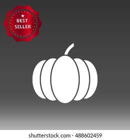 Pumpkin Vector Icon Illustration