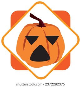 pumpkin vector icons with white background