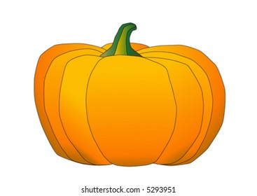 Pumpkin Vector Illustration