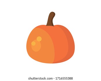 Ilustración vectorial de calabaza. Calabaza   diseño vectorial.