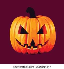 pumpkin vector illustration, Halloween vector illustration