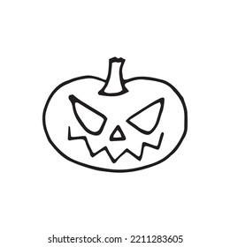 Pumpkin vector illustration for Halloween