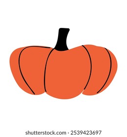 Pumpkin vector image, pumpkin vector art, fall pumpkin clip art