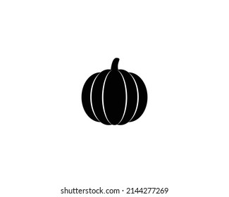 Icono aislado del vector de calabaza. Ilustración de calabaza