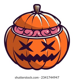 PUMPKIN VECTOR LOGO HALLOWEEN INSPIRATION