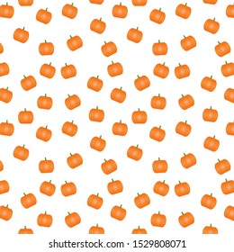Pumpkin Vector Pattern Background for Halloween, Thanks Giving and Autumn